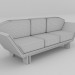 3d Modern sofa модель купить - ракурс