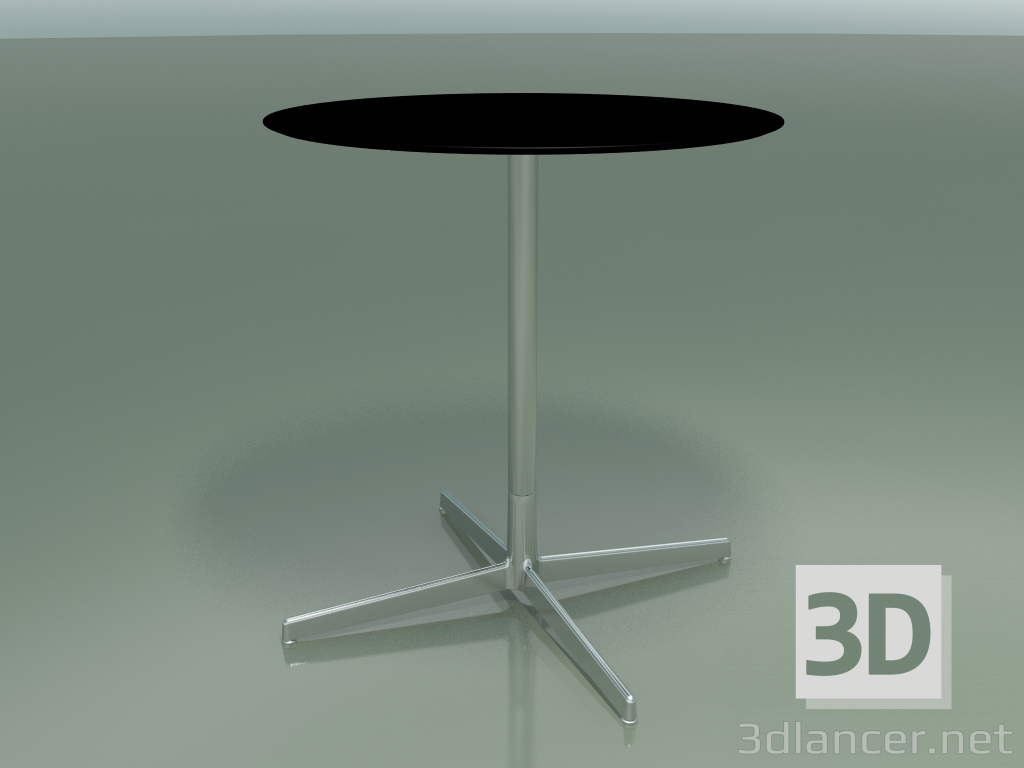 Modelo 3d Mesa redonda 5553 (H 72.5 - Ø 69 cm, preto, LU1) - preview