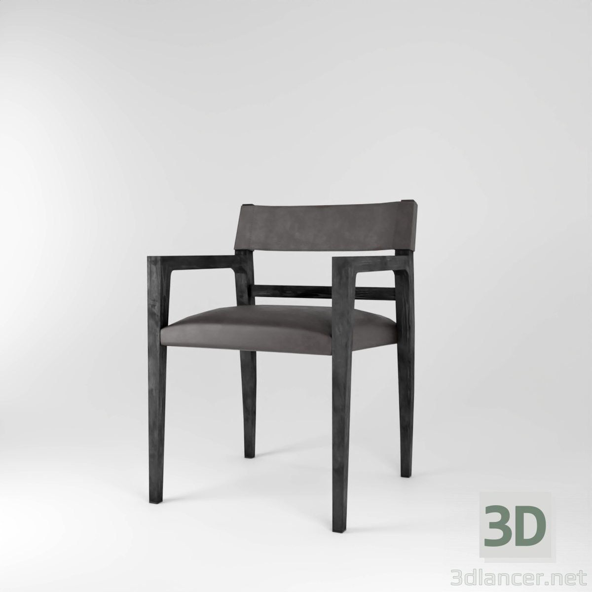 3d model Silla de comedor Benton - vista previa