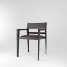 3d model Silla de comedor Benton - vista previa