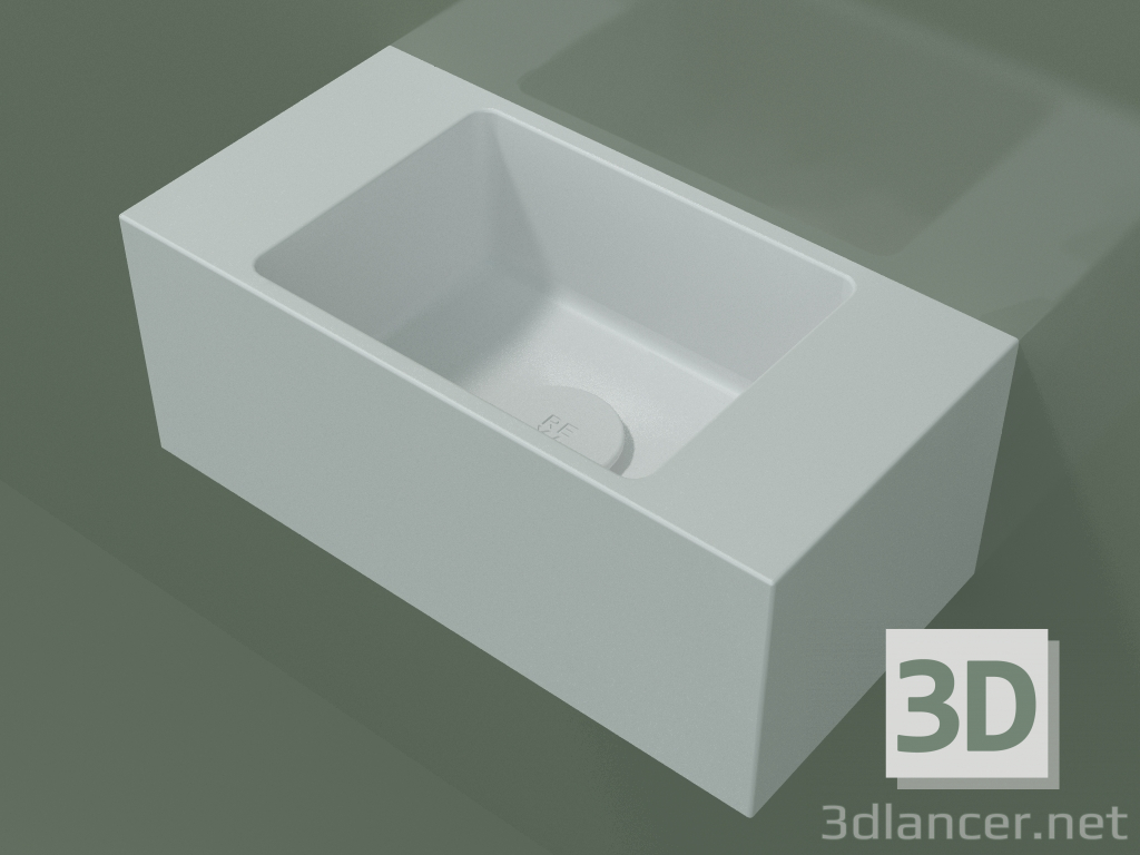 3d model Wall-mounted washbasin Lavamani (02UL21101, Glacier White C01, L 40, P 20, H 16 cm) - preview