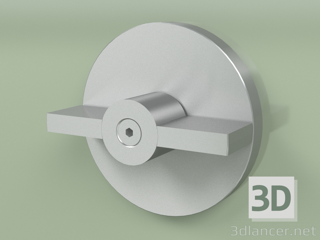 3d model Wall-mounted hydro-progressive mixer (19 63, AS) - preview