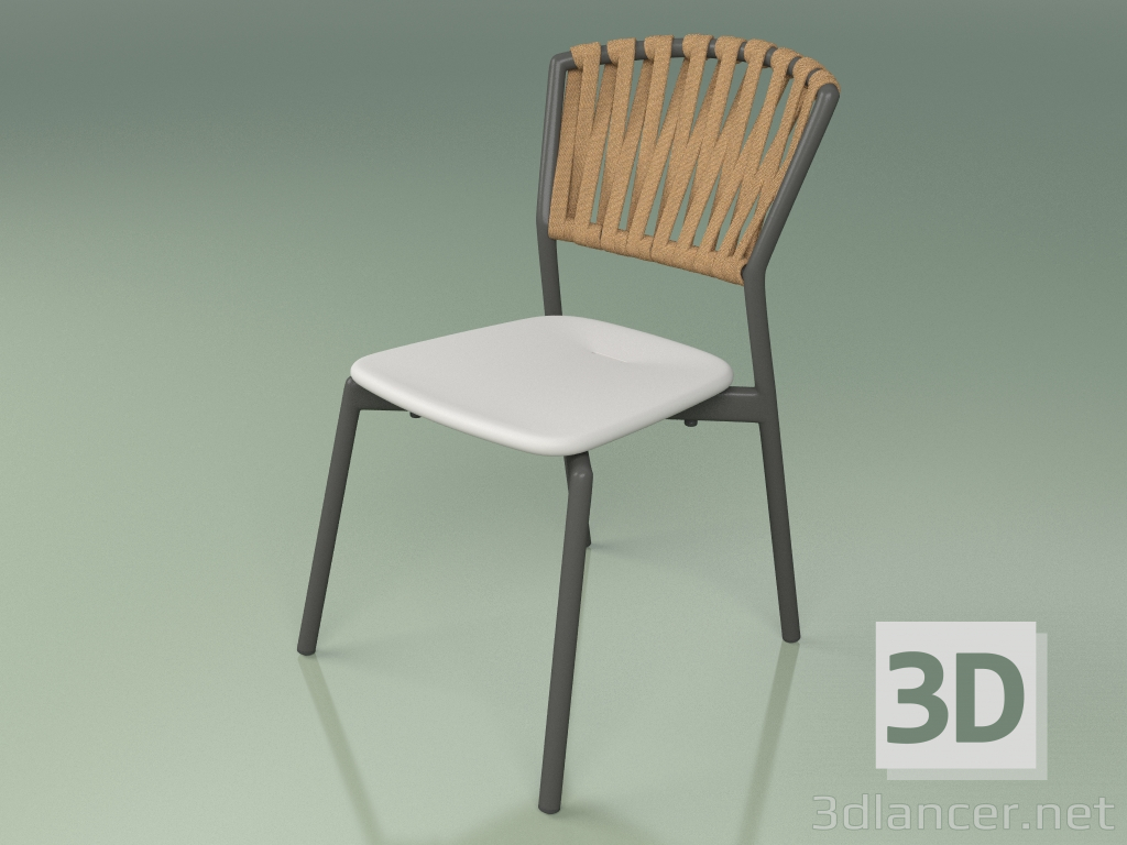 3D modeli Sandalye 120 (Metal Duman, Poliüretan Reçine Gri) - önizleme