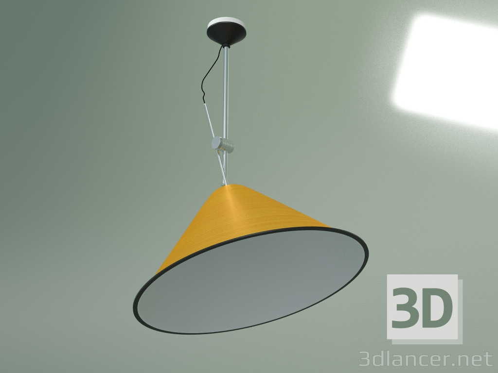 3d model Lámpara de techo Cono (oro) - vista previa