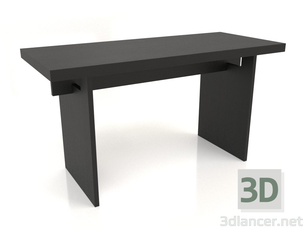 3d model Mesa de trabajo RT 13 (1400x600x750, madera negra) - vista previa