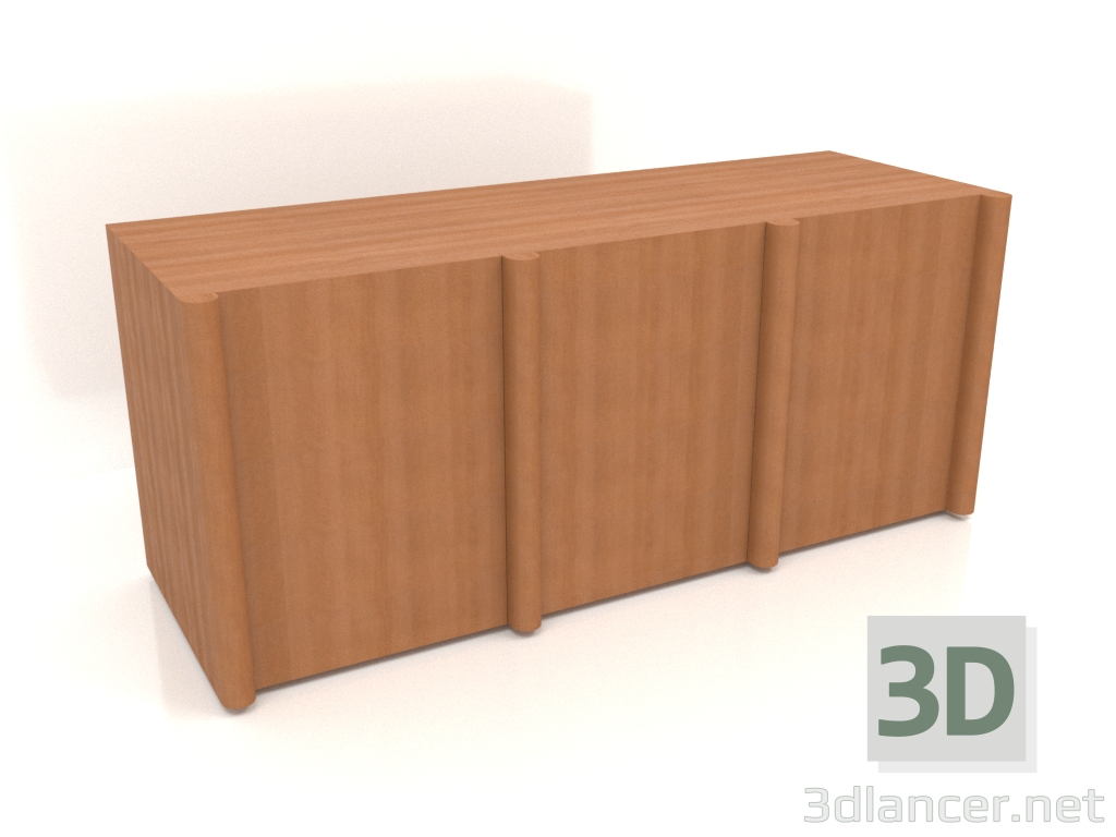 3d model Buffet MW 05 (1863х667х800, rojo madera) - vista previa