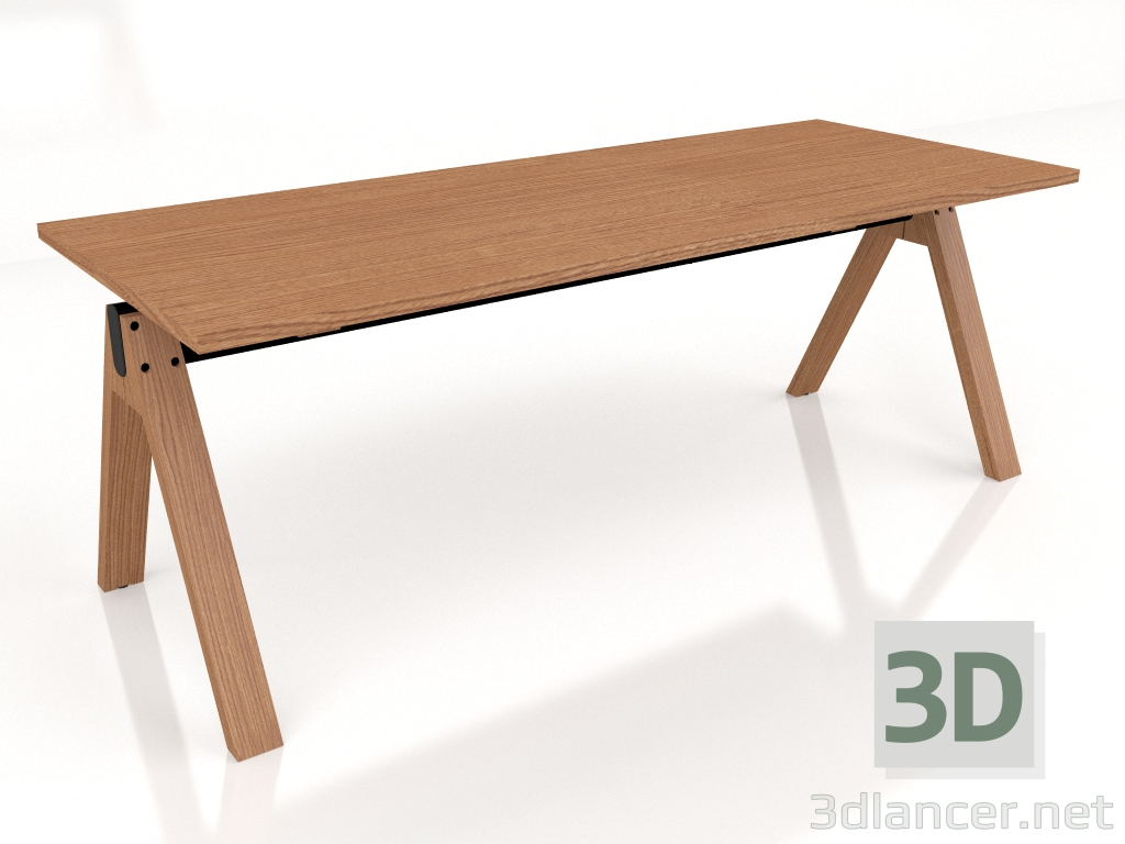 3d model Mesa de trabajo Viga V20 (2000x800) - vista previa