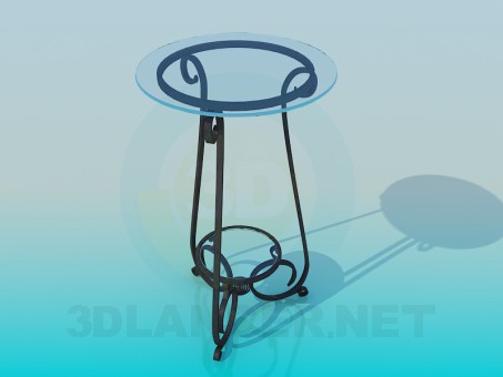 Modelo 3d Tabela forjada - preview