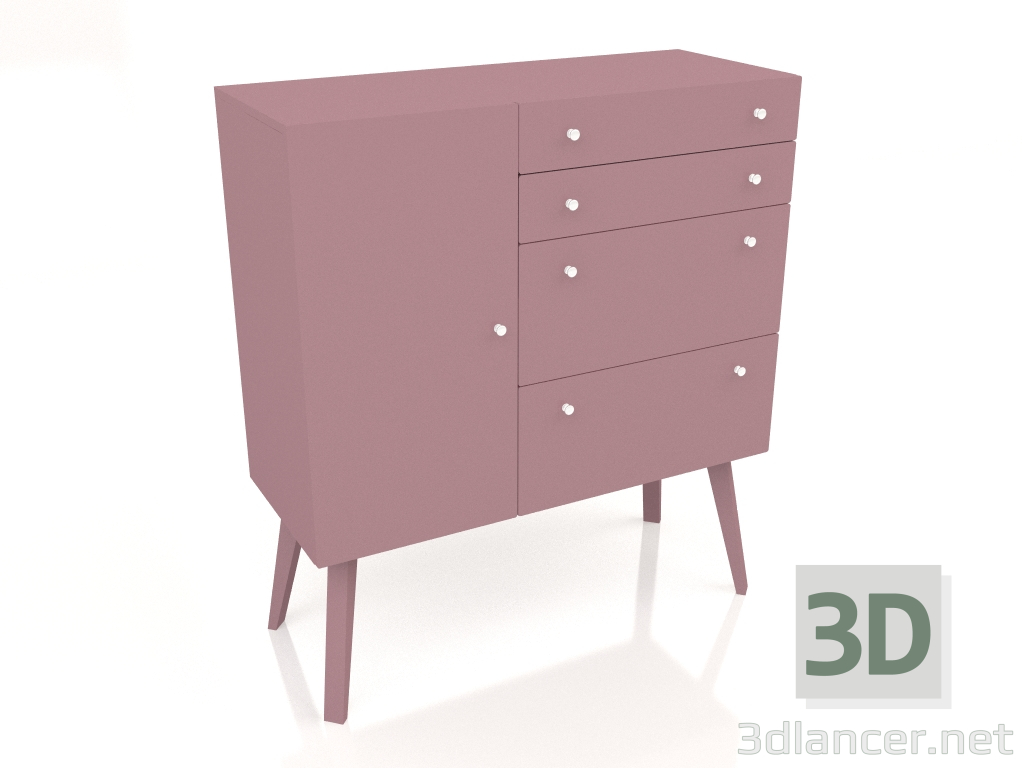 Modelo 3d Cômoda grande Lutreola (opção 2) - preview