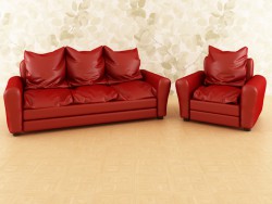 Sofa and chair