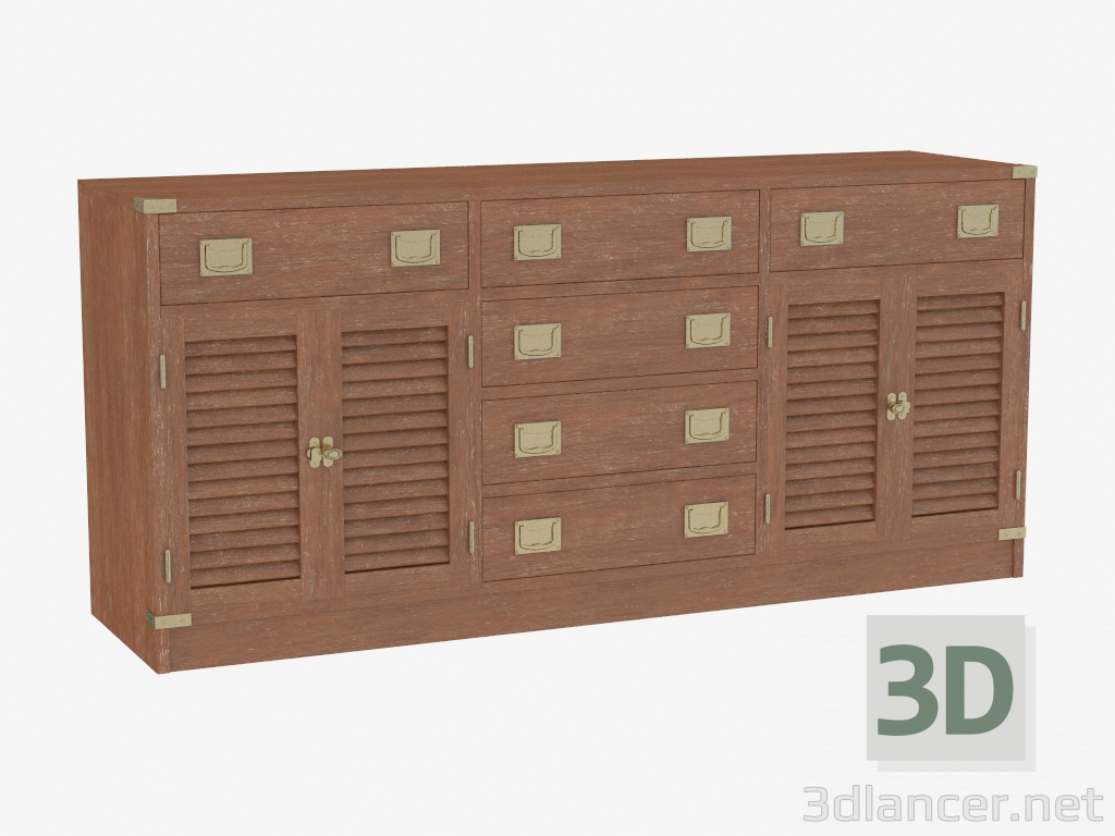 3d model Buffet en el estilo náutico - vista previa