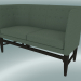 3D Modell Doppelsofa Mayor (AJ6, H 82 cm, 62 x 138 cm, Walnuss, Divina - 944) - Vorschau