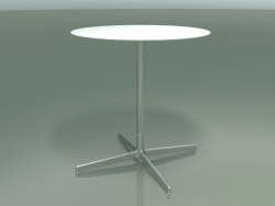 Table ronde 5553 (H 72,5 - Ø 69 cm, Blanc, LU1)