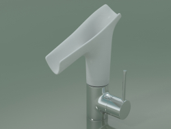 Basin mixer with glass spout (12113000)