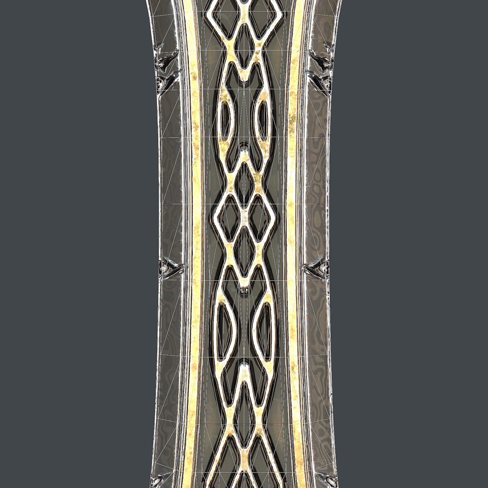 3d Fantasy sword 25 with scabbard 3d model model buy - render