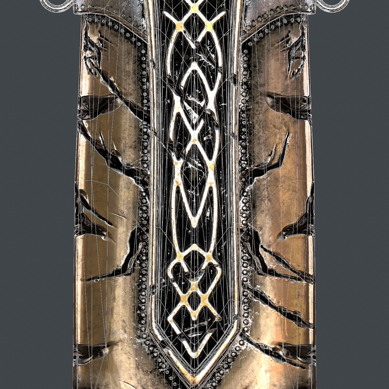 3d Fantasy sword 25 with scabbard 3d model model buy - render