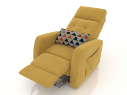 Fauteuil inclinable Vegas (jaune)