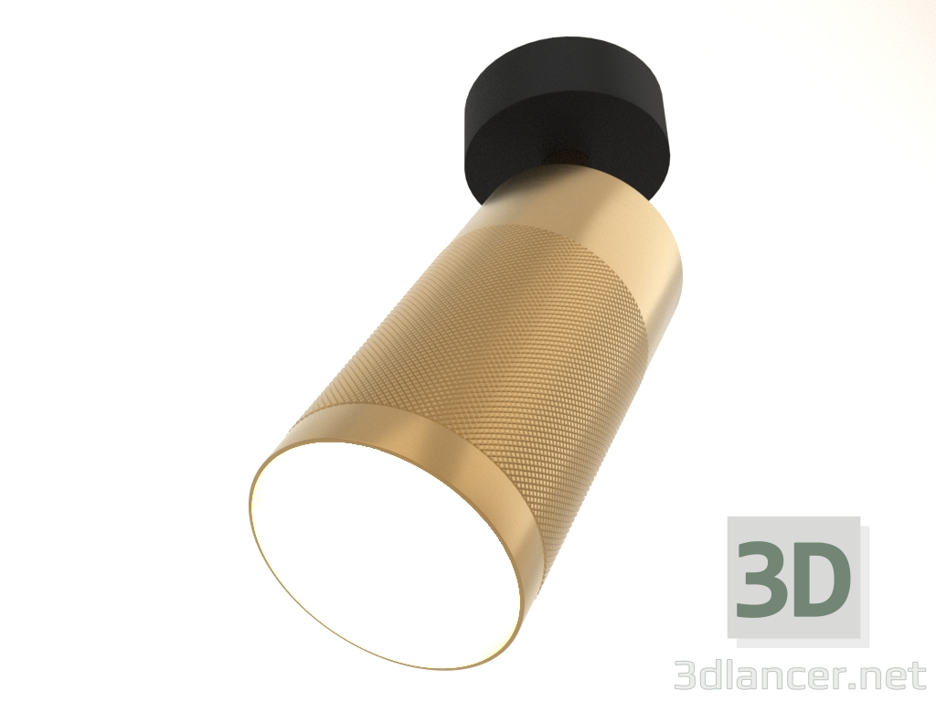 modello 3D Lampada da soffitto Patrone Canopy (ottone) - anteprima