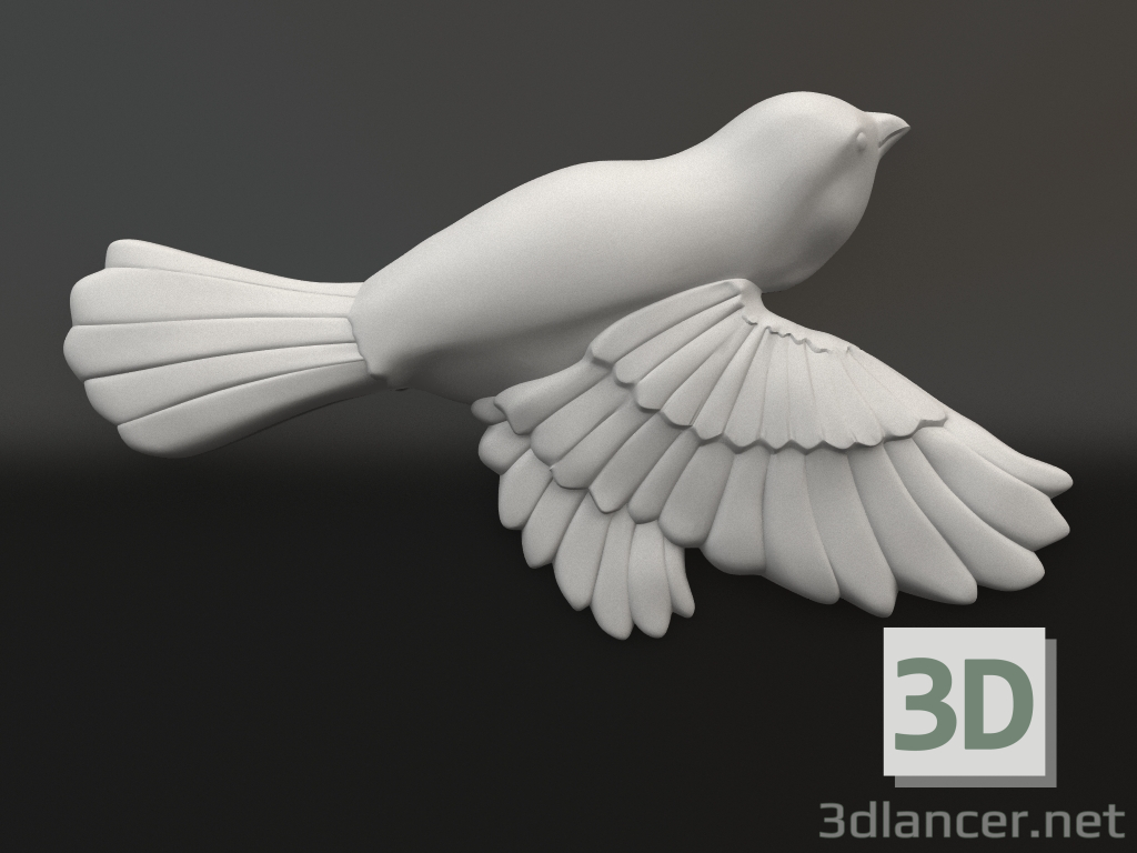 Modelo 3d Elemento decorativo de gesso DE 061 18 (179x96x20) - preview