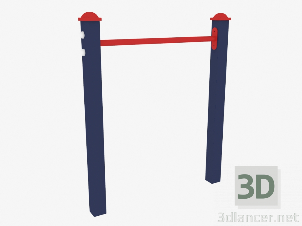 3d model Barra horizontal pequeña (7905) - vista previa