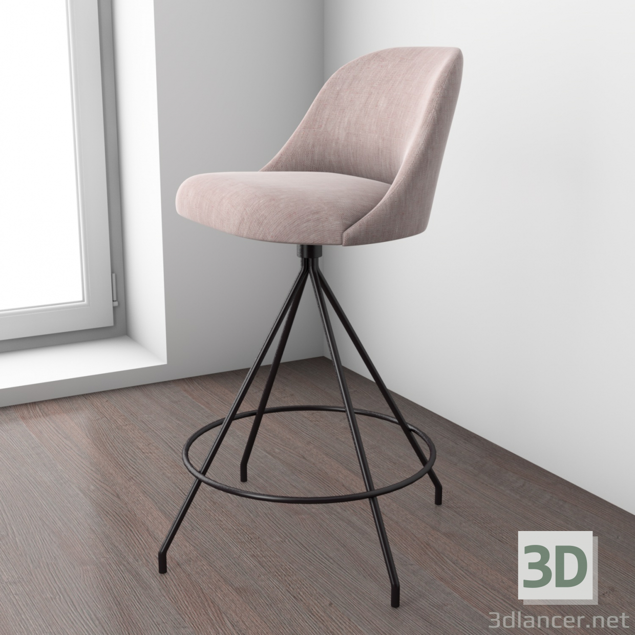 3D modeli V.ICARBE ALETTA SWIVEL - önizleme