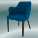 3d model Jenny Half Chair (Blue) - preview