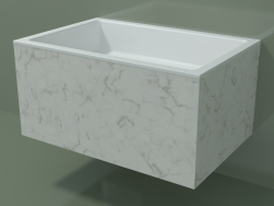 Lavabo sospeso (02R142301, Carrara M01, L 72, P 48, H 36 cm)