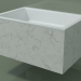 3d model Wall-mounted washbasin (02R142301, Carrara M01, L 72, P 48, H 36 cm) - preview