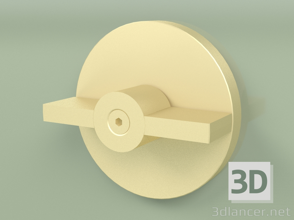 3d model Wall-mounted hydro-progressive mixer (19 63, OC) - preview