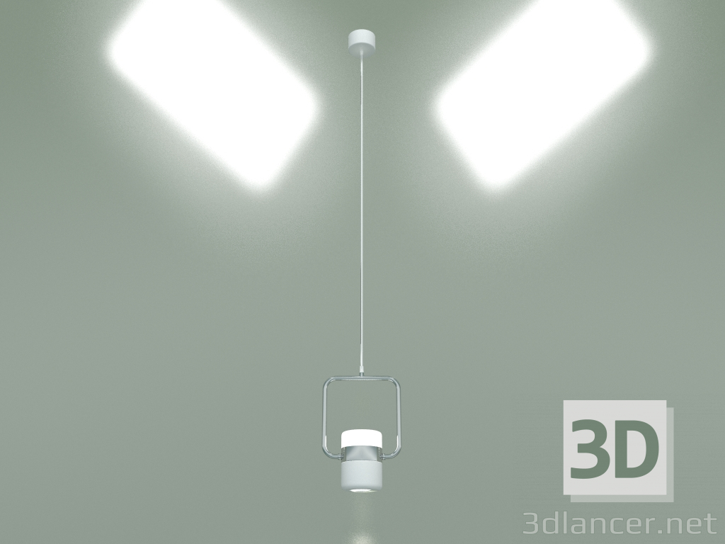 3d model Lámpara LED suspendida Oskar 50165-1 LED (cromo-blanco) - vista previa