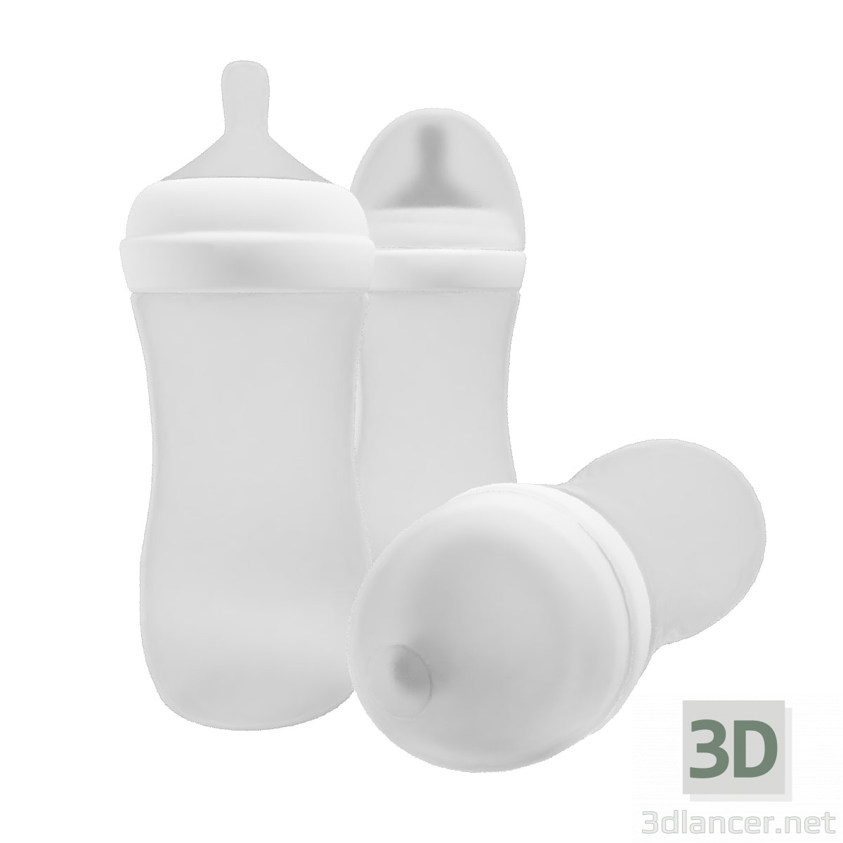 Nuckelflasche 3D-Modell kaufen - Rendern