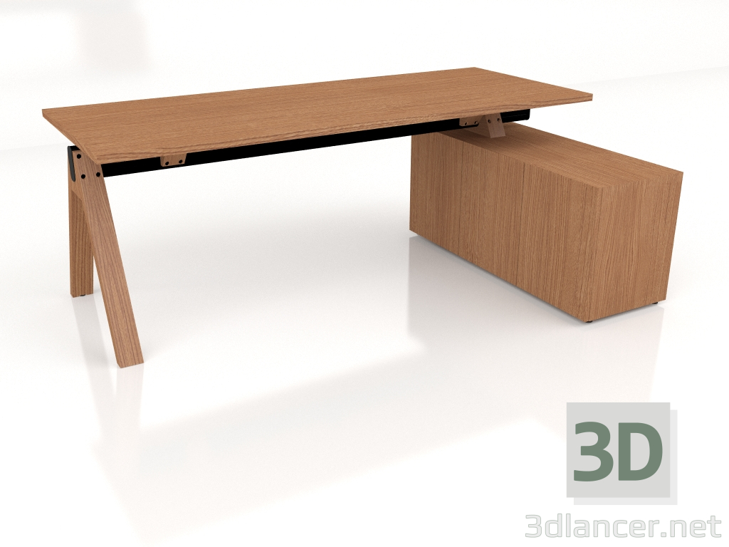 3d model Mesa de trabajo Viga V203P (2000x1300) - vista previa