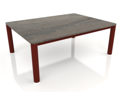 Table basse 70×94 (Rouge vin, DEKTON Radium)