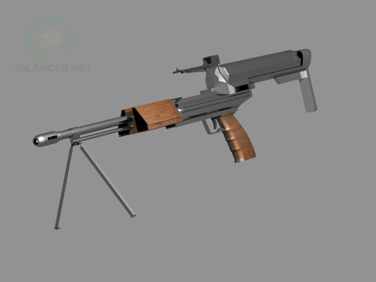 3D Modell Sturmgewehr - Vorschau