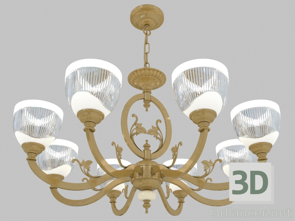 3d model Fixture (Chandelier) Piemont (3998 8) - preview