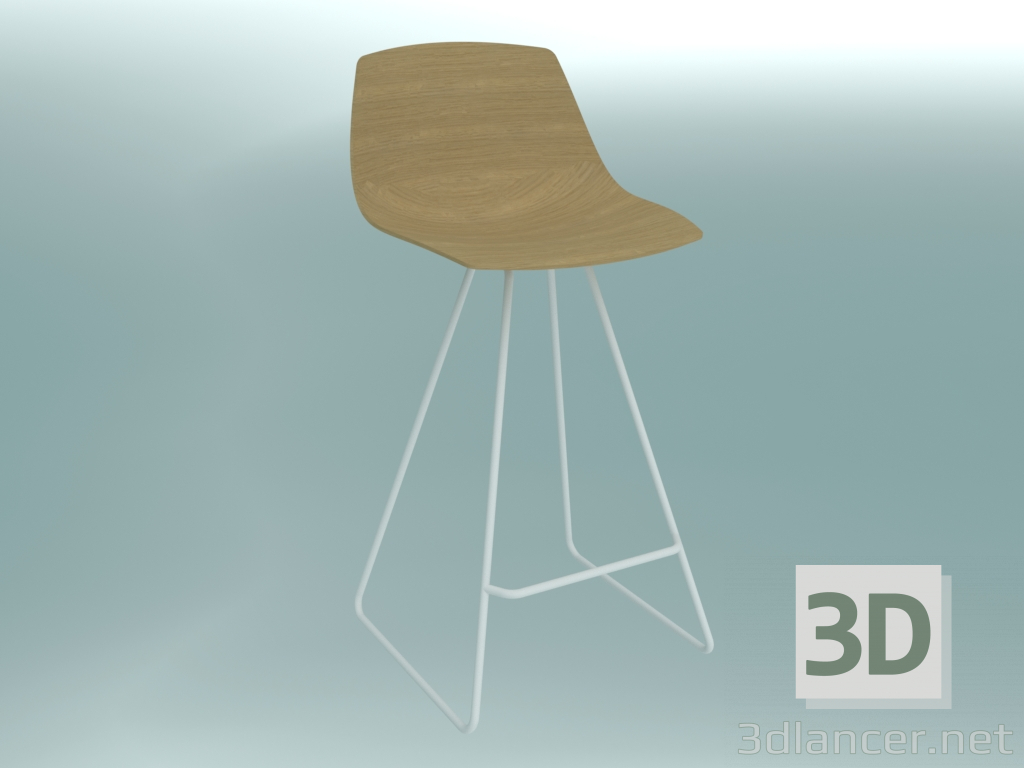 3d model Silla MIUNN (S104 H65 madera) - vista previa