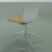 3d model Chair 2046 (5 legs, with armrests, chrome, with front trim, polypropylene PO00401) - preview