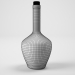 botella de vino con corcho 3D modelo Compro - render