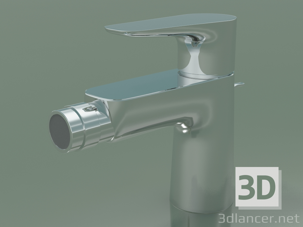 modello 3D Miscelatore monocomando bidet (71720000) - anteprima