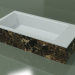 modello 3D Lavabo da appoggio (01R141102, Emperador M06, L 72, P 36, H 16 cm) - anteprima