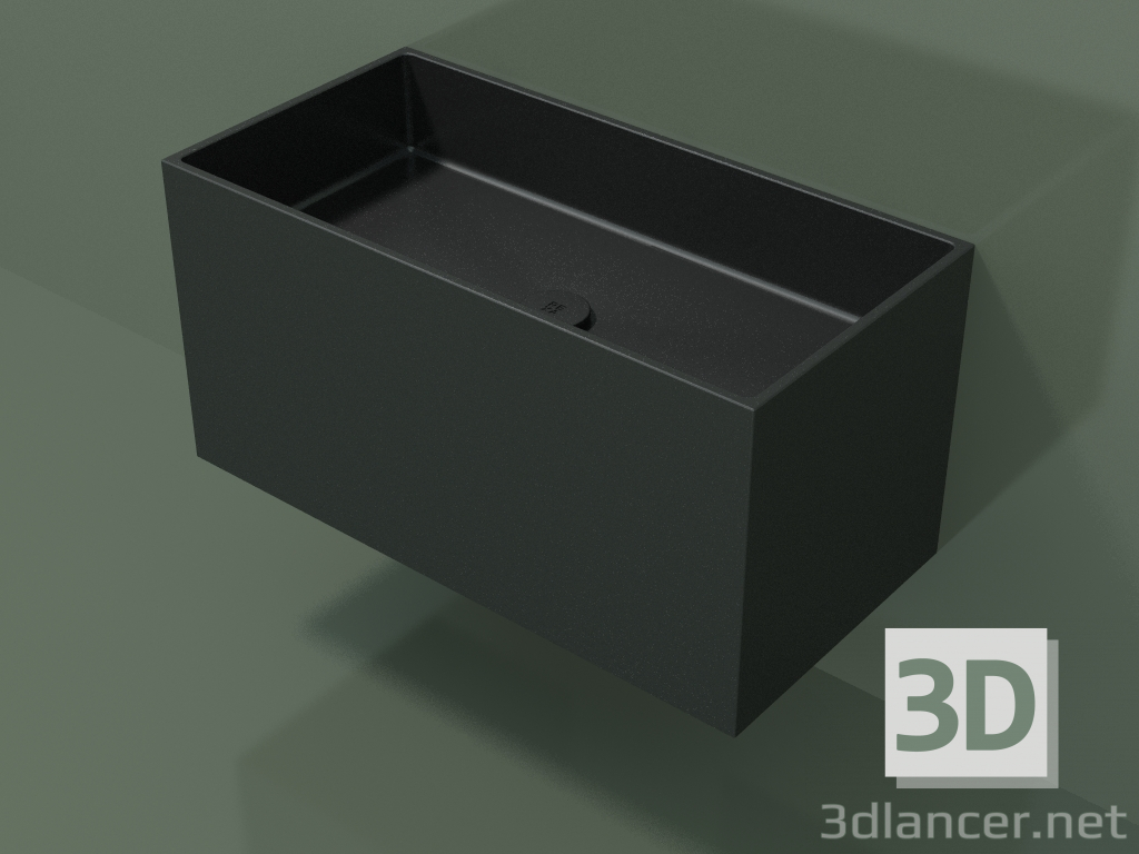 3d model Lavabo de pared (02UN42101, Deep Nocturne C38, L 72, P 36, H 36 cm) - vista previa