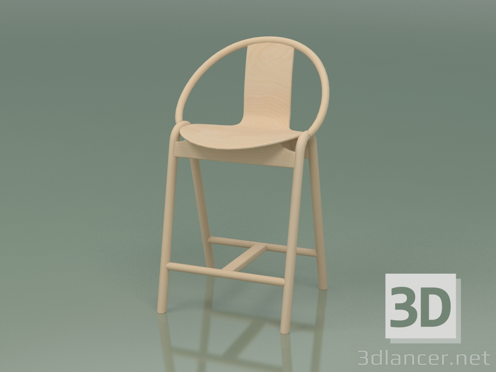 3d model Silla de bar Again (311-006-lower) - vista previa