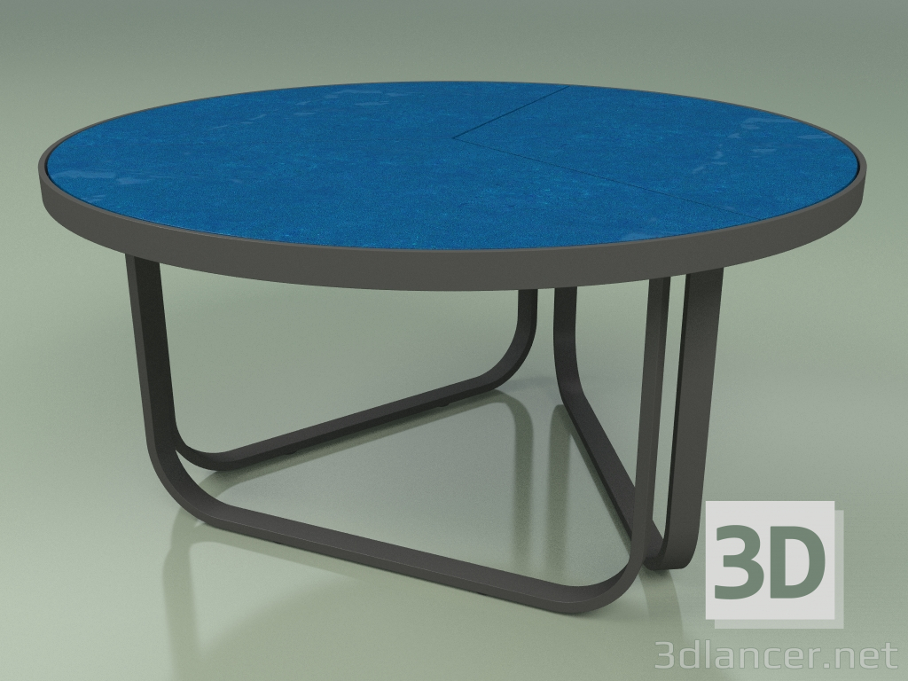 Modelo 3d Mesa de centro 009 (Metal Smoke, Glazed Gres Sapphire) - preview