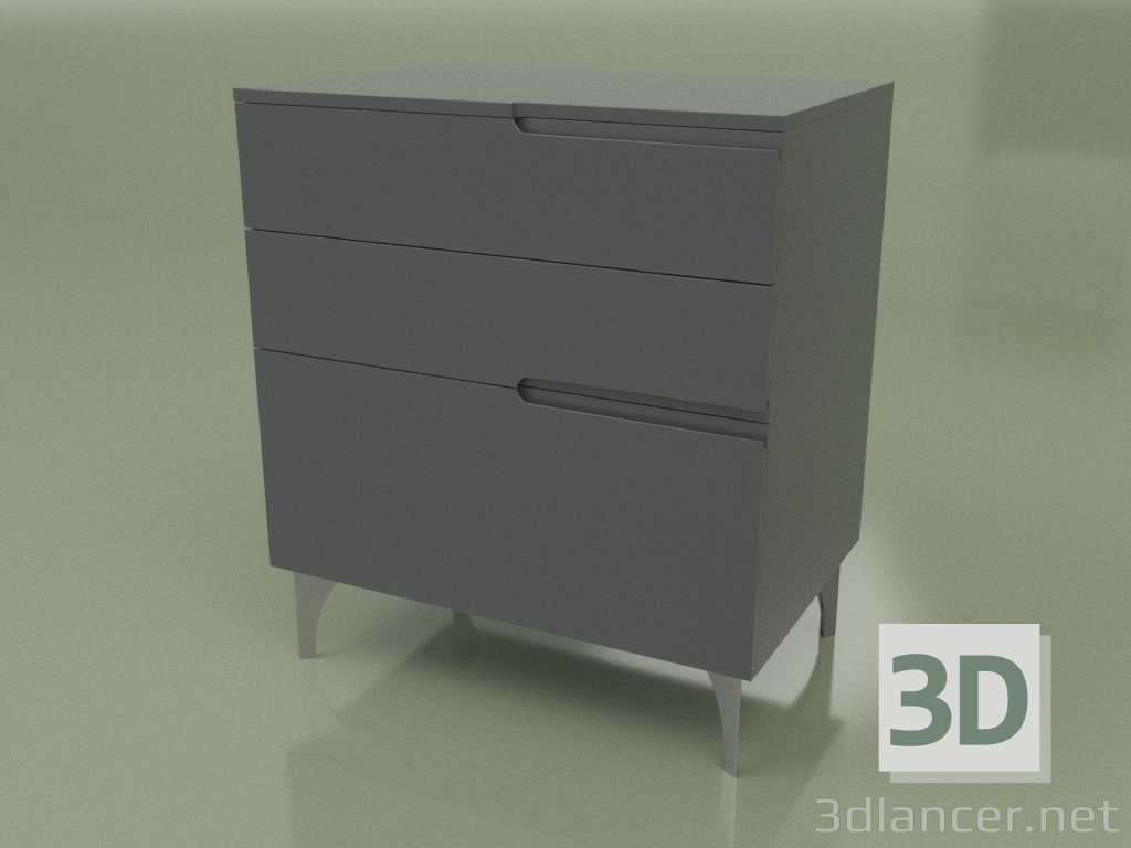 Modelo 3d Cômoda GL 300 (Antracite) - preview