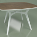 modèle 3D Table à manger Lars Noyer (blanc, 1100x1100) - preview