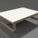 modèle 3D Table basse 120 (Polyéthylène blanc, Bronze) - preview