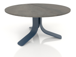 Table basse Ø80 (Gris bleu, DEKTON Radium)