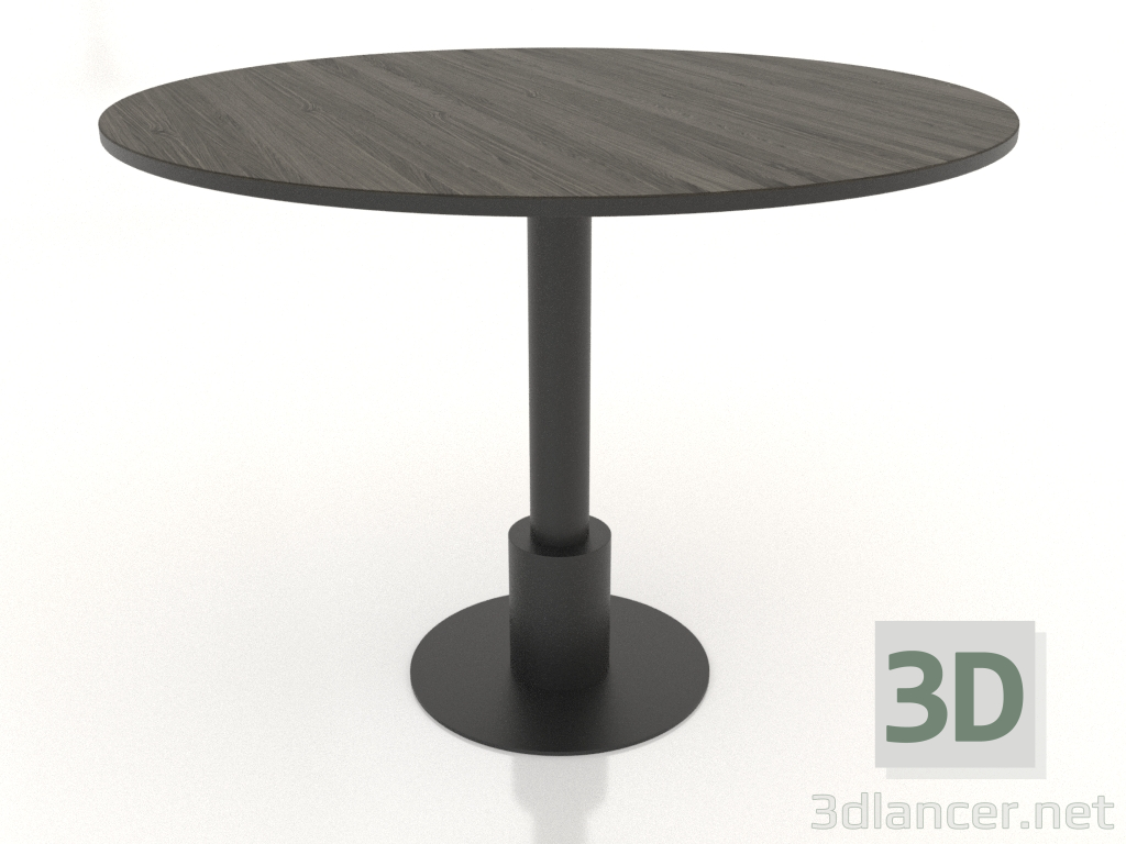 Modelo 3d Mesa de jantar Ø 1000 mm (freixo nogueira) - preview