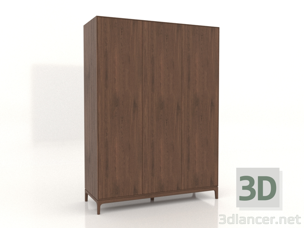 modèle 3D Armoire FARGO 1600x600x2200 mm (chêne tabac) - preview