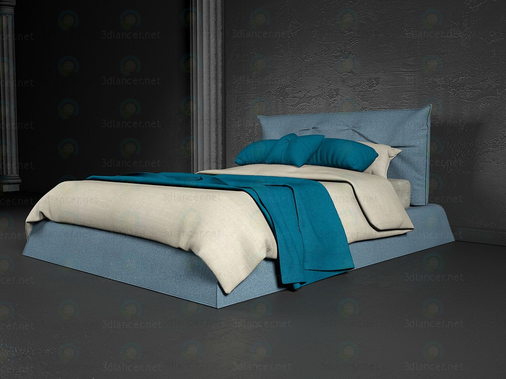 3d Bed Aspen Flex Team model buy - render